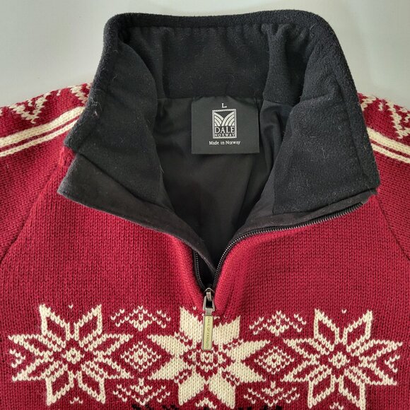 Dale of Norway Quarter Zip Sweater - Picture 2 of 4